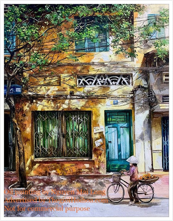 Bức tranh “Ngày nắng” của họa sĩ Nguyễn Mai Long