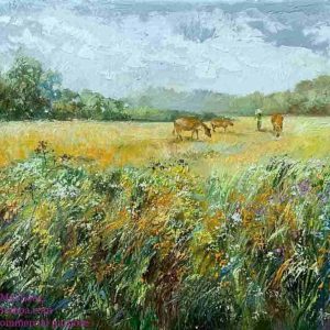 Một ngày như mọi ngày - tranh phong cảnh quê hương