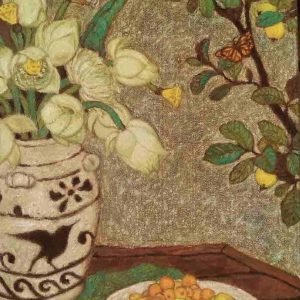 Tranh tĩnh vật sơn dầu "Hương ban mai"