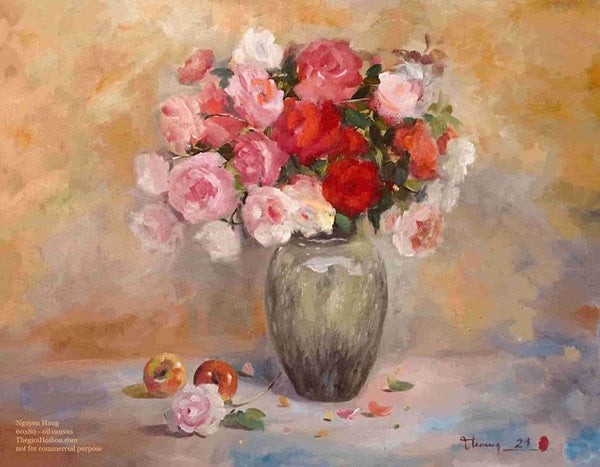 Bức tranh “Ngọt ngào’’ của họa sĩ Nguyễn Hằng