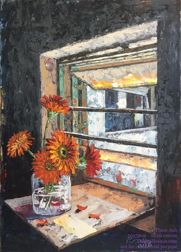 Tranh tĩnh vật “Đồng tiền” của họa sĩ Phạm Ánh