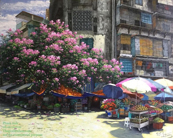 “Nắng đầu xuân” của họa sĩ Phạm Ánh