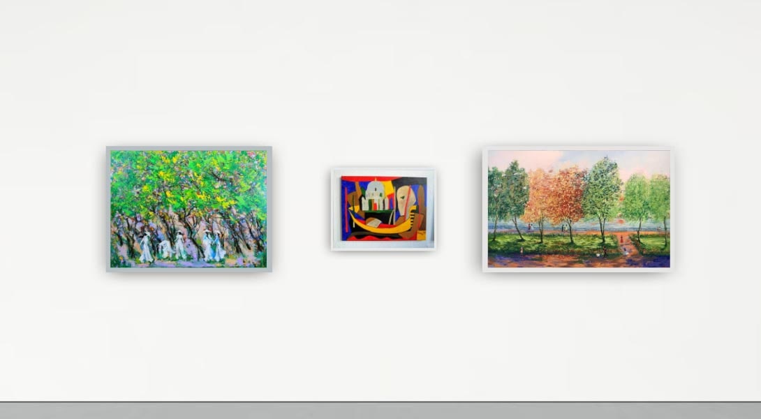 Hình ảnh triển lãm mỹ thuật trực tuyến "Mùa thu" - 1