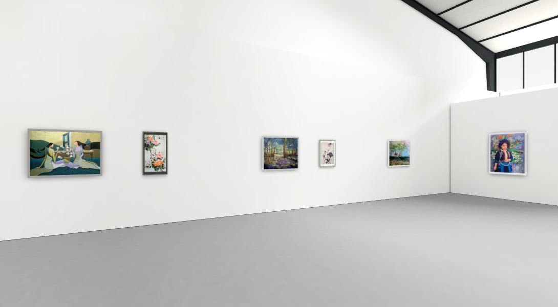 Hình ảnh triển lãm mỹ thuật trực tuyến "Mùa thu" - 2