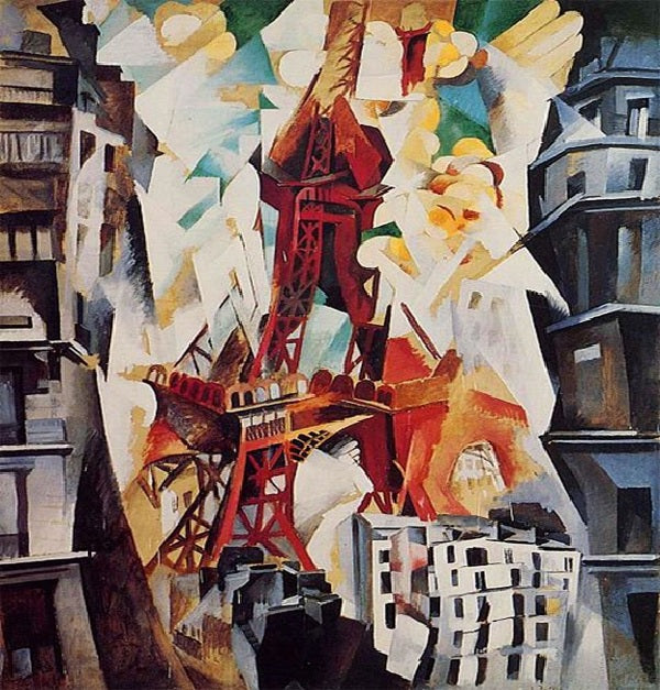 Tác phẩm “Champs de Mars. La Tour rouge” của họa sĩ người Pháp - Robert Delaunay