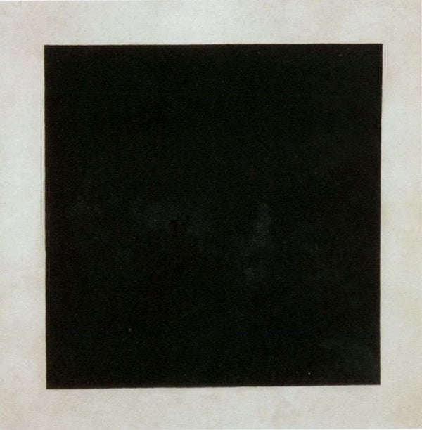 Carré noir sur fond blanc – Kasimir Malevitch (1915)