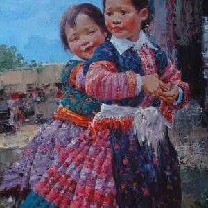 Chân dung sơn dầu kích thước 51x61cm