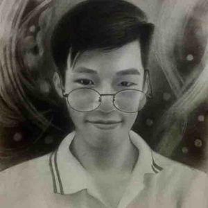 Chân dung trắng đen kích thước 30x42cm (A3)