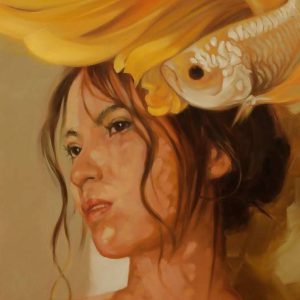 Tranh nghệ thuật "Cá chọi 3"