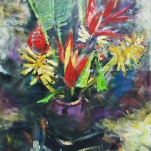 Tranh nghệ thuật "Hoa chuối"