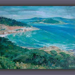 Tranh vẽ biển "Vĩnh Hy"